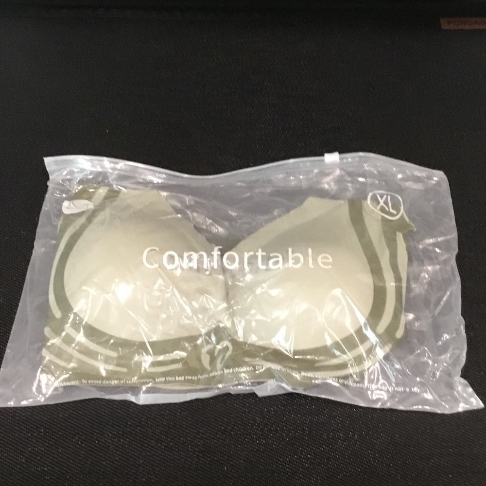 NIP Comfortable Women's Strapless Bra in Olive Green - XL